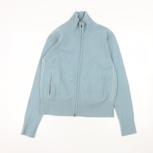 Rohan Womens Blue Reykjavik Wool Zip Up Jacket Size M