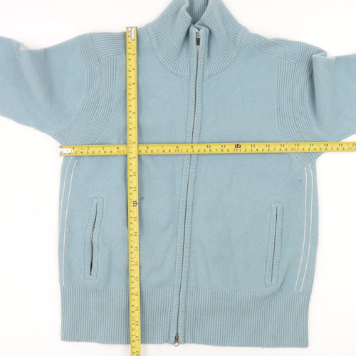 Rohan Womens Blue Reykjavik Wool Zip Up Jacket Size M