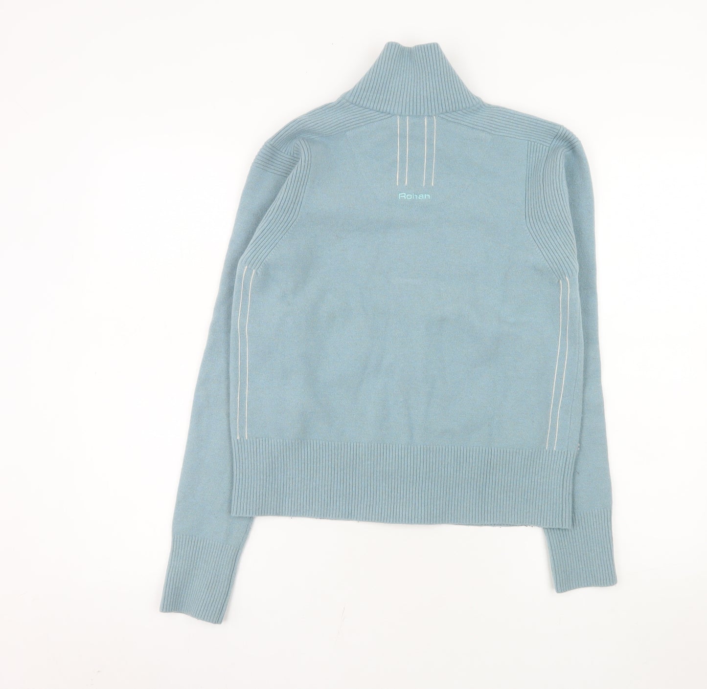 Rohan Womens Blue Reykjavik Wool Zip Up Jacket Size M