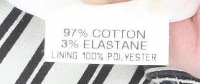 Pilot Women’s White Striped Cotton Stretch Blazer Jacket Size 12