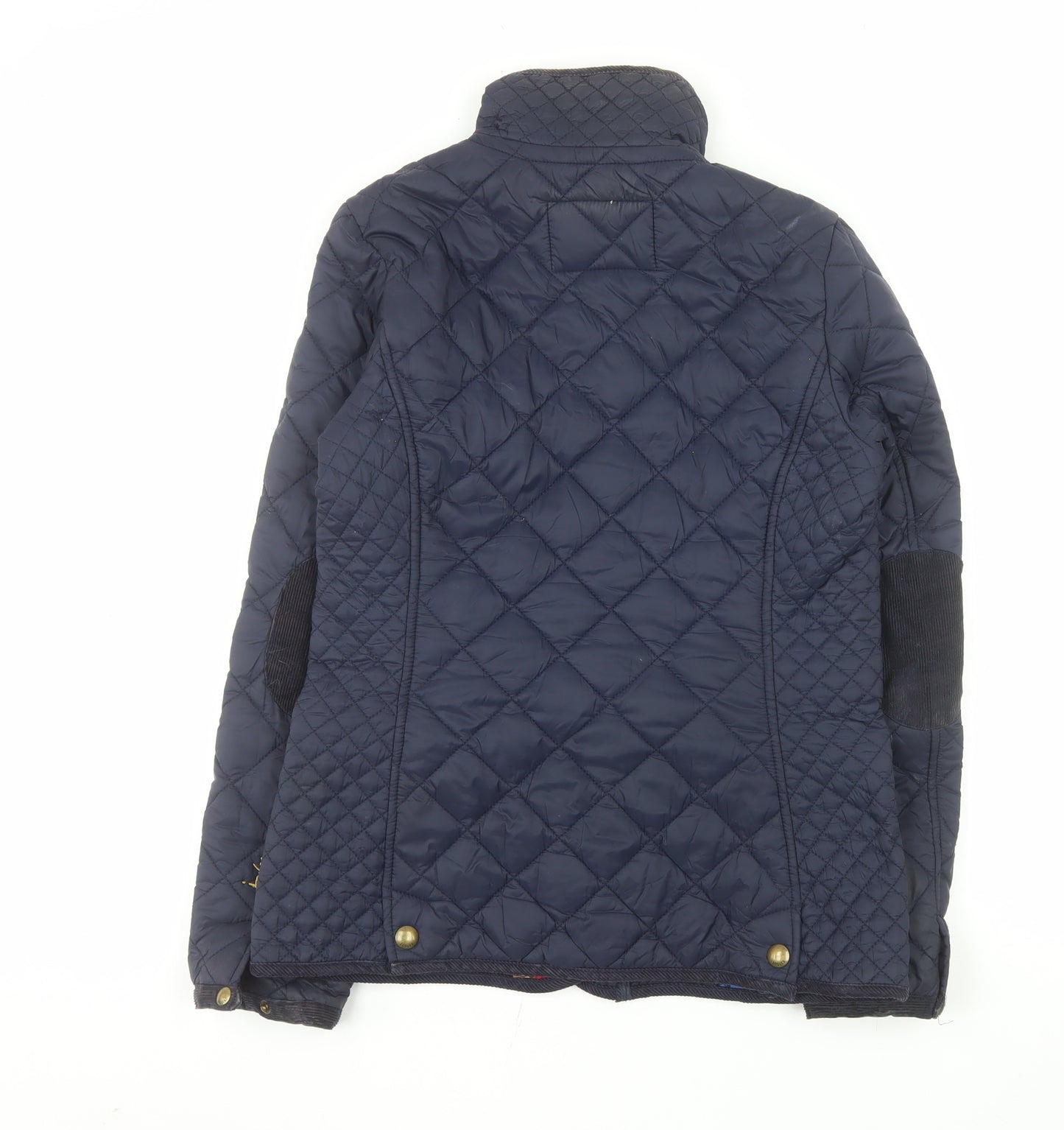 Joules Women’s Blue Quilted Mid-Length Jacket Size 10