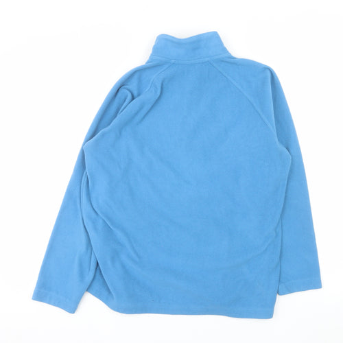 Hawkshead Women Blue Fleece 1/4 Zip Pullover Sweatshirt Size 14