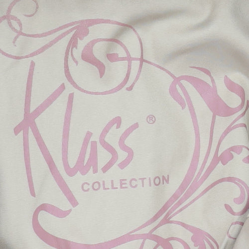 Klass Collection Women's Beige Mid-Length Rain Coat Size 16