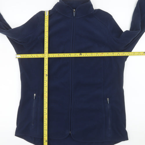 Marks and Spencer Women's Blue Fleece Full Zip Jacket Size 14