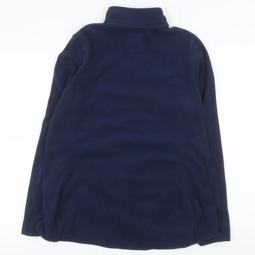 Marks and Spencer Women's Blue Fleece Full Zip Jacket Size 14