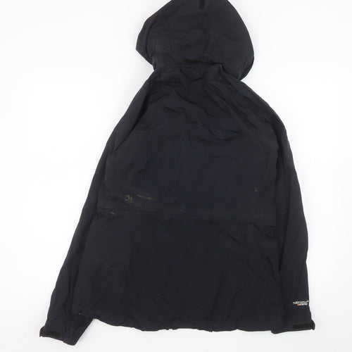 Lowe Alpine Women’s Black Waterproof Hooded Jacket UK 14 Outdoor Nylon Coat