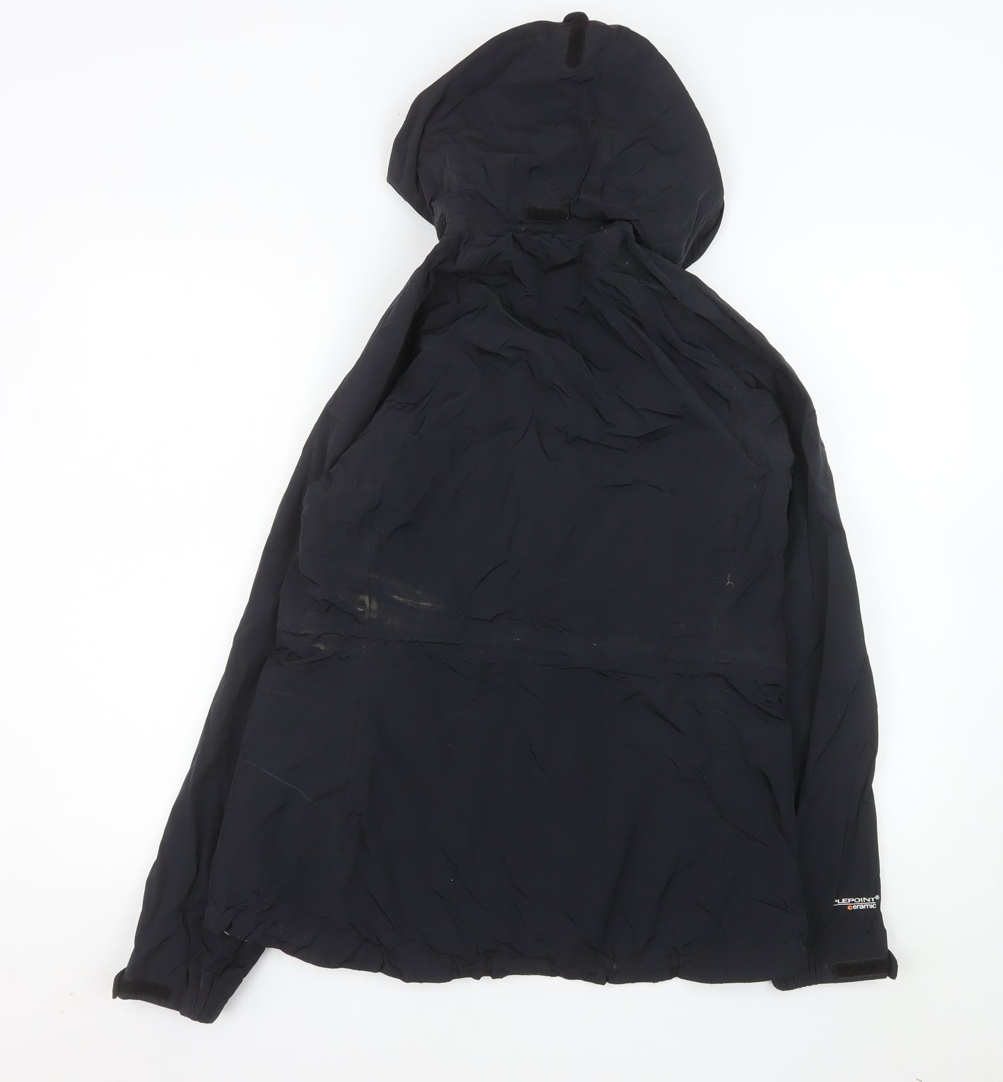 Lowe Alpine Women’s Black Waterproof Hooded Jacket UK 14 Outdoor Nylon Coat