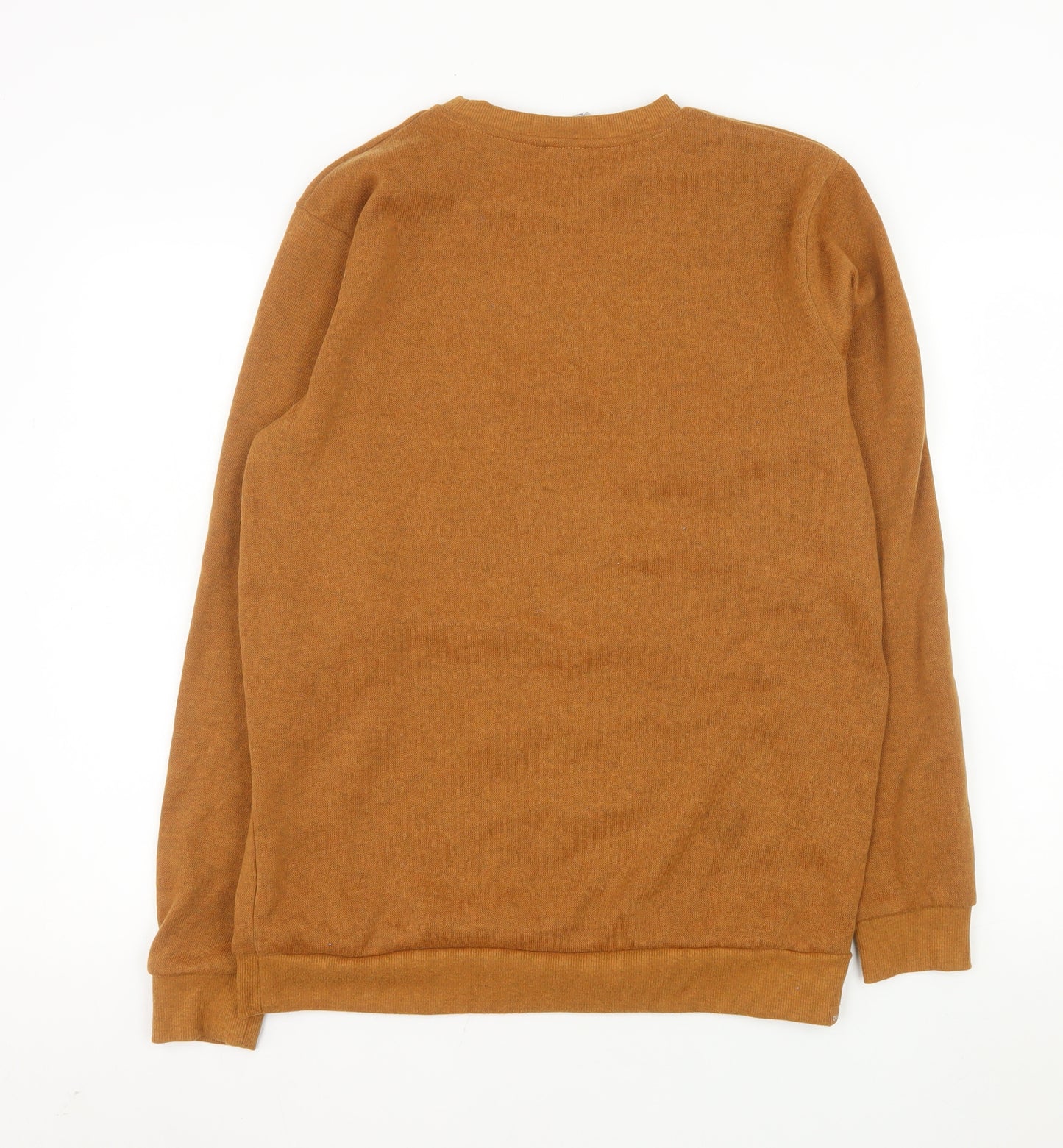 Decathlon Men's Brown Polyester Fleece Pullover Jumper XL
