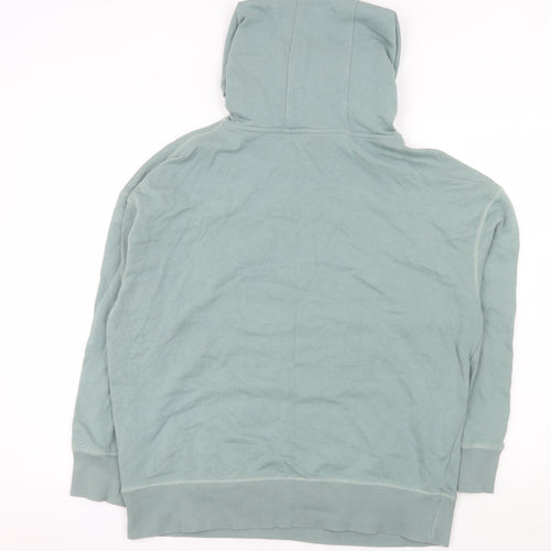 Ivy Park Women's Green Pullover Hoodie Medium Cotton Blend Logo Sweatshirt