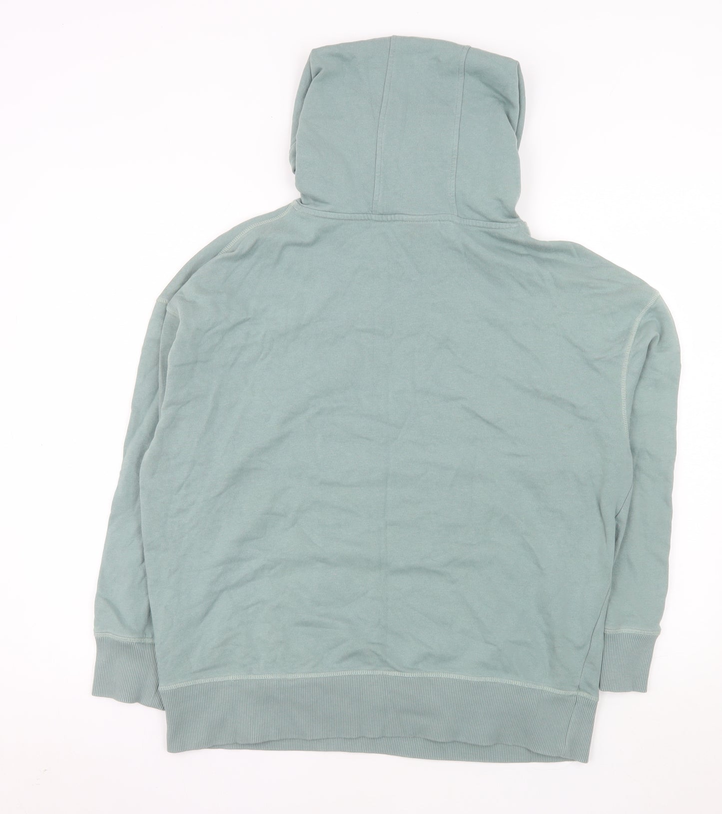Ivy Park Women's Green Pullover Hoodie Medium Cotton Blend Logo Sweatshirt