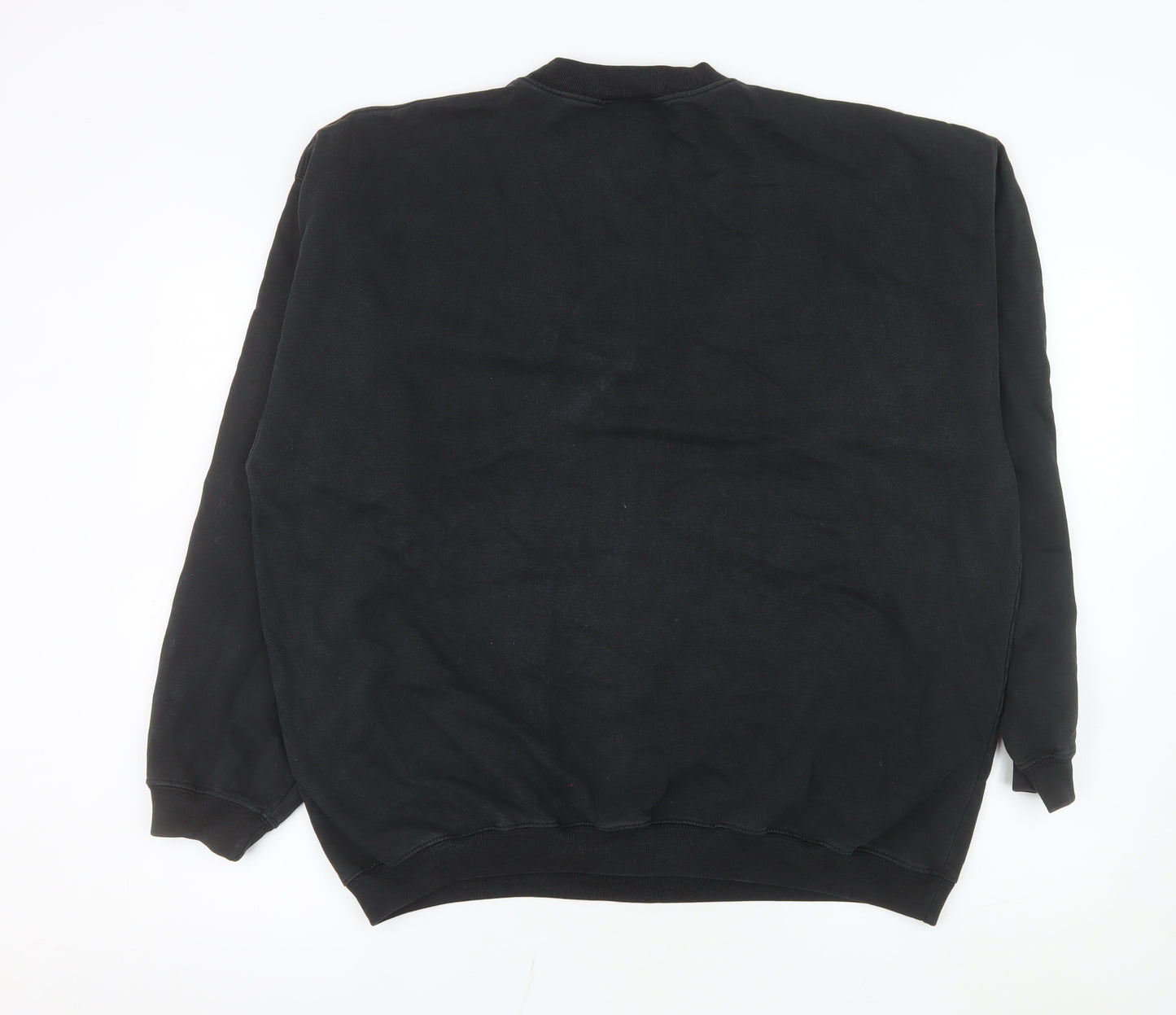 Hard Rock Cafe Men Black XL Pullover Sweatshirt Music Logo