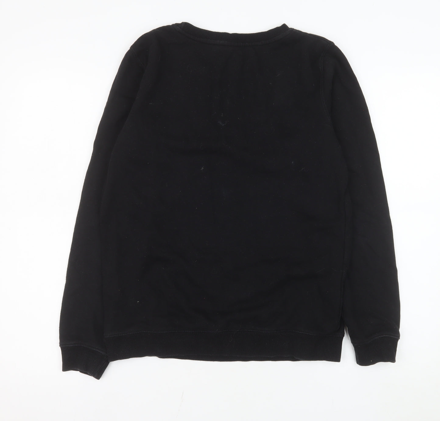 Sugarhill Boutique Girls Black Embroidered Space Sweatshirt UK 10