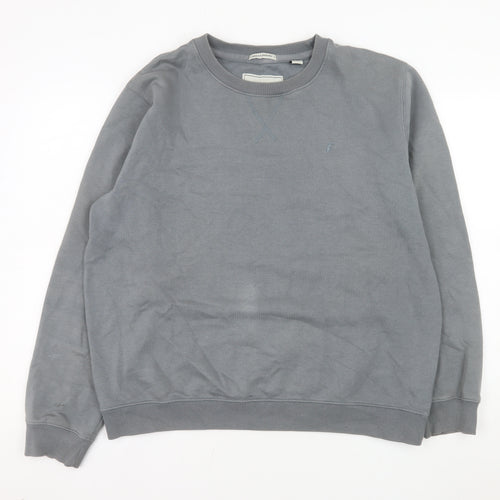 Croxley Mens Grey L Pullover Crew Neck Sweatshirt
