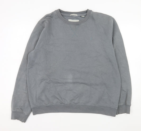Croxley Mens Grey L Pullover Crew Neck Sweatshirt