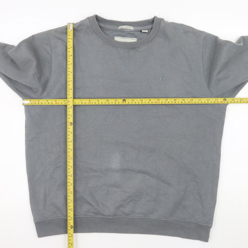 Croxley Mens Grey L Pullover Crew Neck Sweatshirt