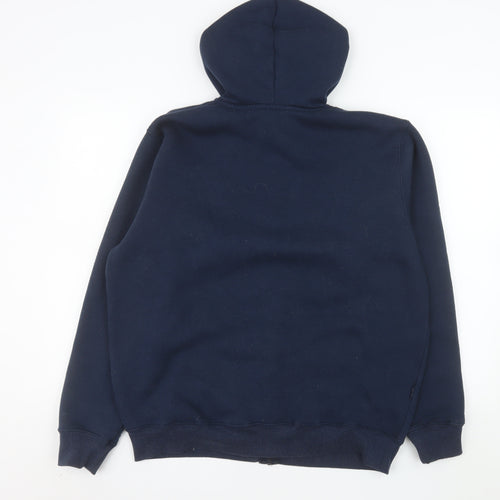 Slazenger Men's Blue Full Zip Hooded Fleece Jacket Size M