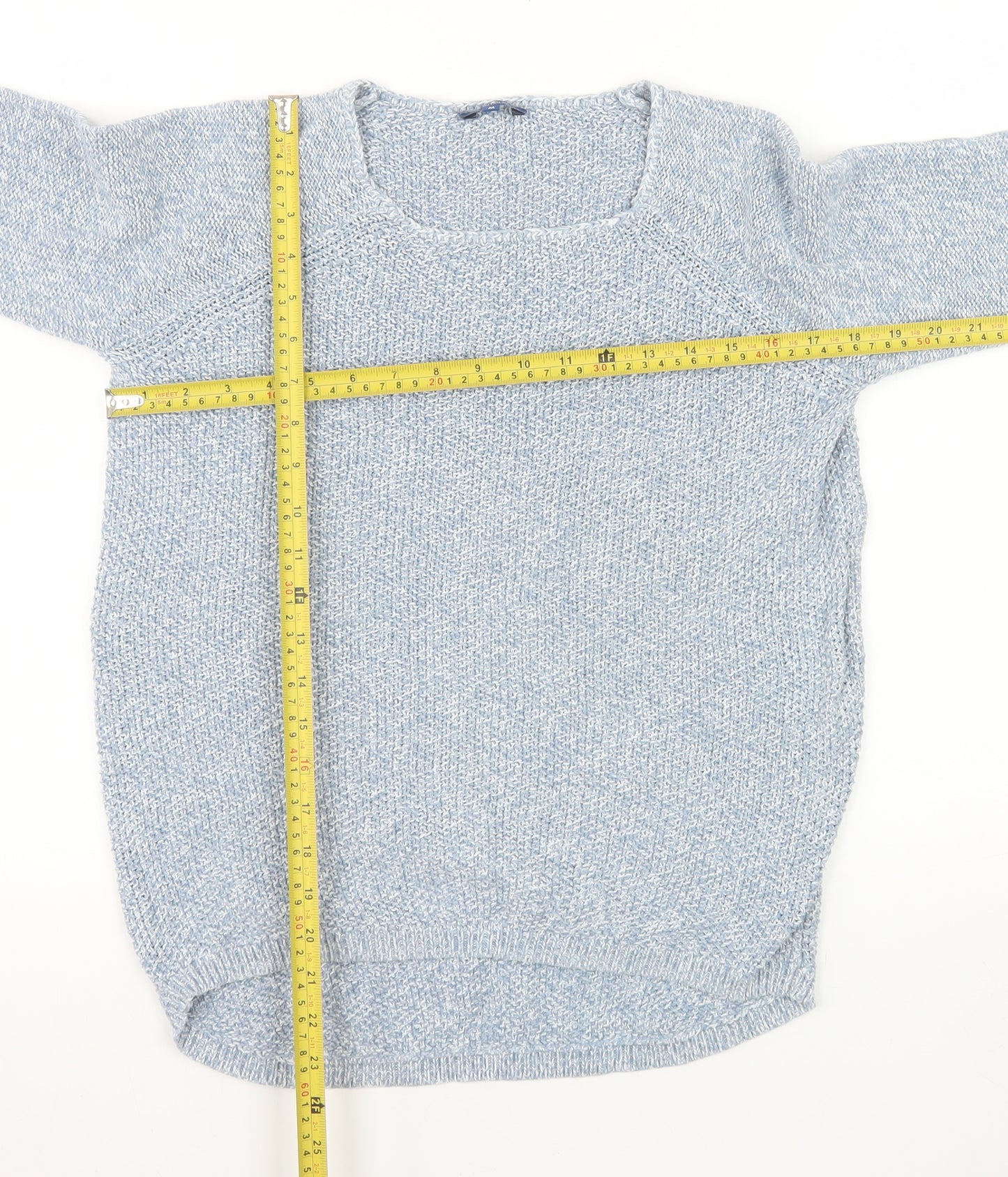 Tom Tailor Men's Blue Cotton Knit Pullover Jumper M