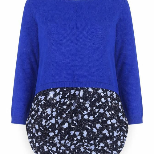 Next Women’s Blue Tunic Blouse UK 6 Long Sleeve Cotton Blend