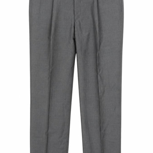 Torre Cerimonia Men's Grey Wool Blend Dress Trousers 42L Formal Pants