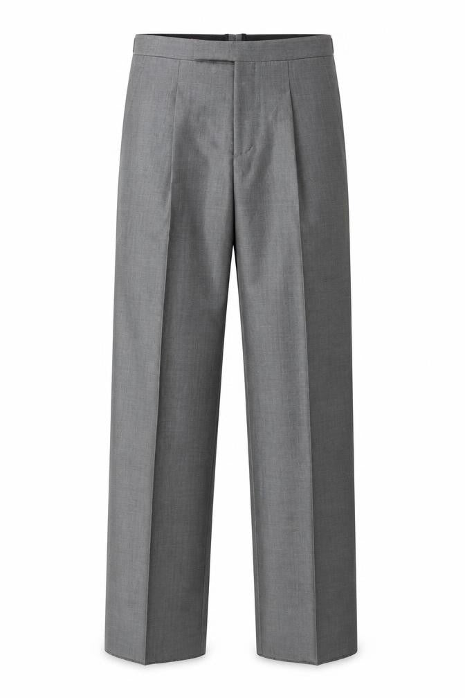 Torre Cerimonia Men's Grey Dress Pants 30.XL Classic Fit Wool Blend