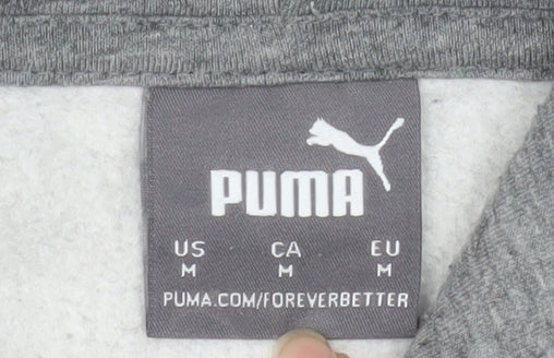 Puma Men’s Grey Manchester City Pullover Hoodie Medium