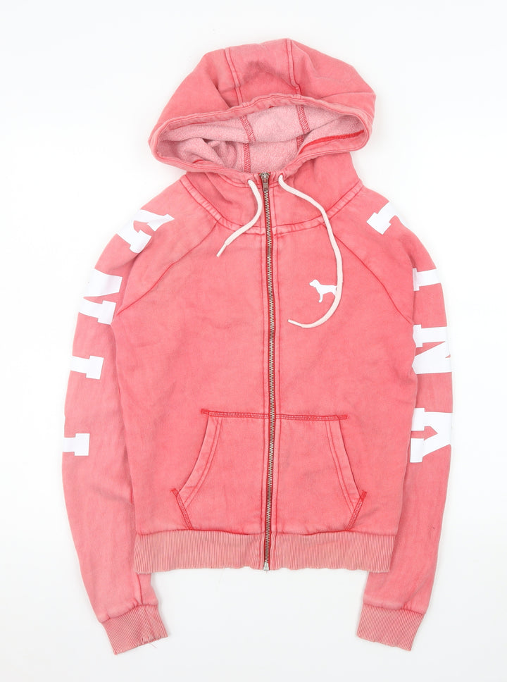 Victoria's Secret PINK Women's Pink XS Full Zip Hooded Jacket