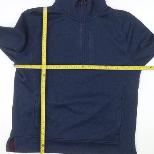 Fat Face Men's Blue 1/2 Zip Fleece Sweatshirt Size L