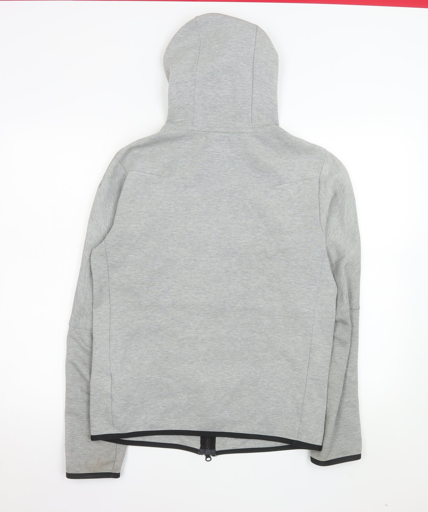 Nike Men's Grey Hooded Full Zip Sports Jacket Size S