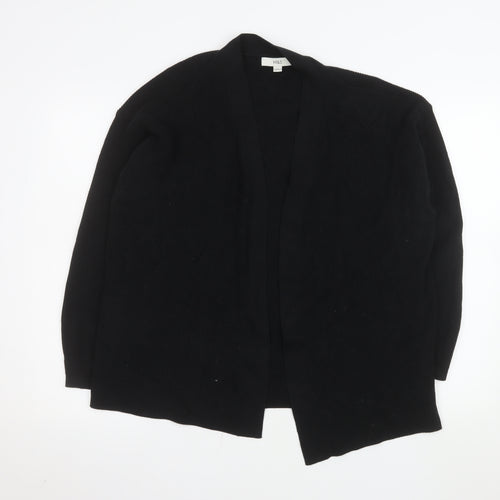 Marks and Spencer Women's Black Knit Cardigan L Relaxed Fit