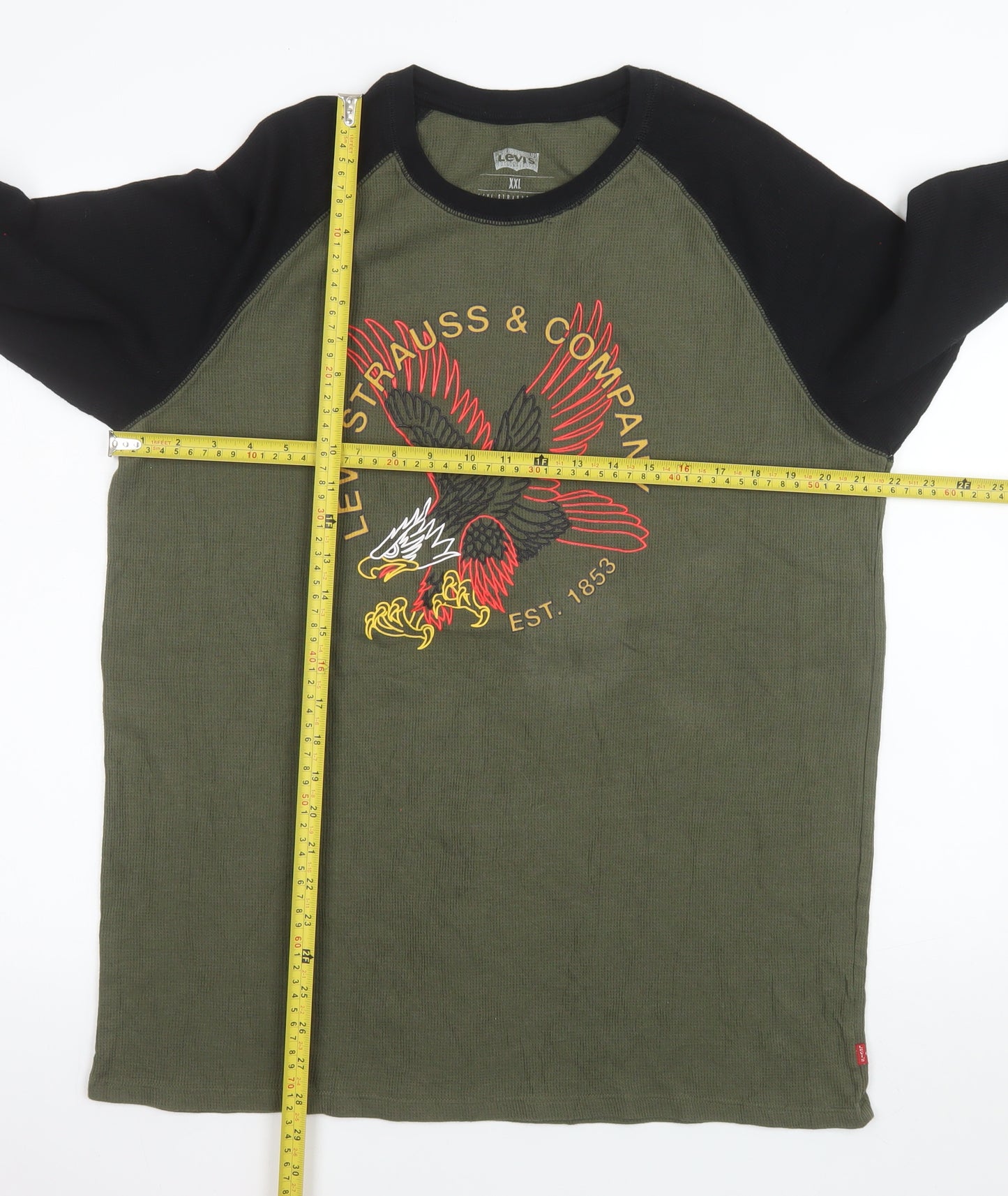 Levi’s Men’s Green 2XL Pullover Sweatshirt with Eagle Logo