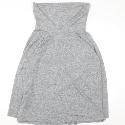 Yours Women Grey Long Sleeve Cowl Neck Pullover Sweatshirt Size 22-24