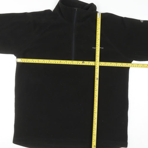 Craghoppers Men's Black Fleece 1/2 Zip Pullover Sweatshirt Size S