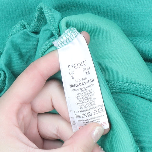 Next Women’s Green Jersey Long Sleeve Nightshirt Size 8