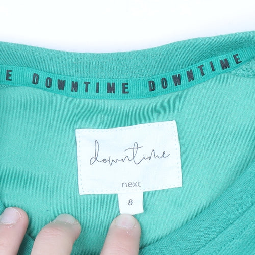 Next Women’s Green Jersey Long Sleeve Nightshirt Size 8
