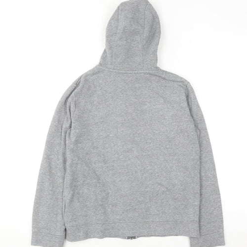 Nike Boys Grey Full Zip Hoodie Size M 137-147cm Standard Fit