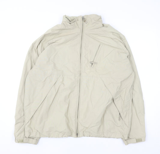Dannimac Men's Beige Lightweight Windbreaker Jacket Size M