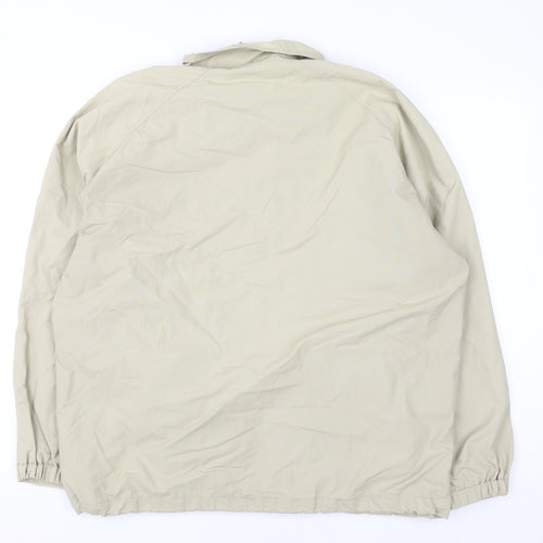 Dannimac Men's Beige Lightweight Windbreaker Jacket Size M