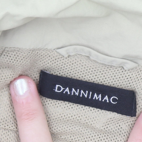 Dannimac Men's Beige Lightweight Windbreaker Jacket Size M