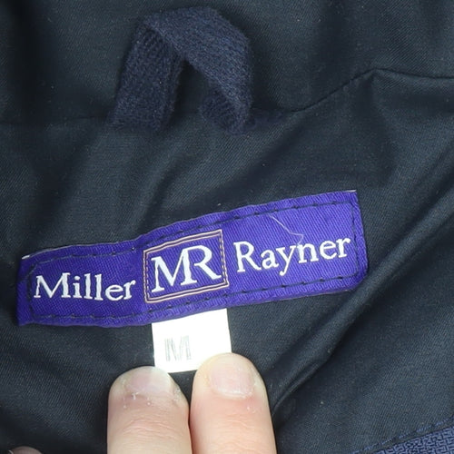 Miller Rayner Men's Black Polyester Mid-Length Lined Jacket Size M