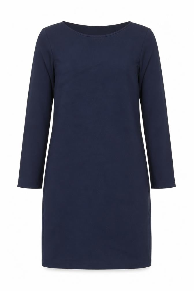 French Connection Women Blue Sheath Dress Size 8 Long Sleeve