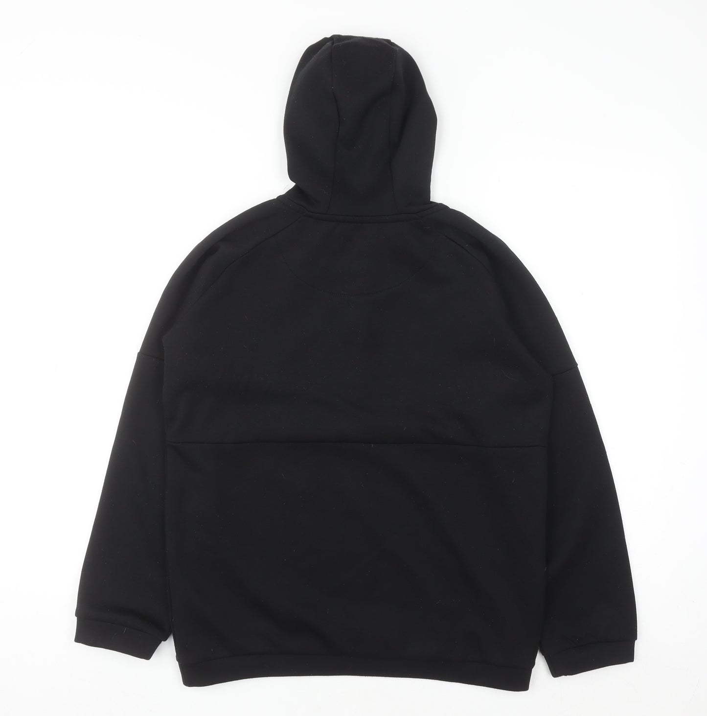 Firetrap Boys Black 13 Years 1/2 Zip Hooded Sweatshirt