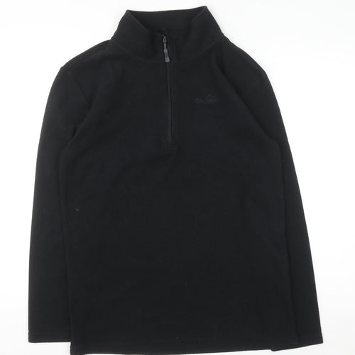 Peter Storm Mens Black Fleece 1/2 Zip Sweatshirt Size S