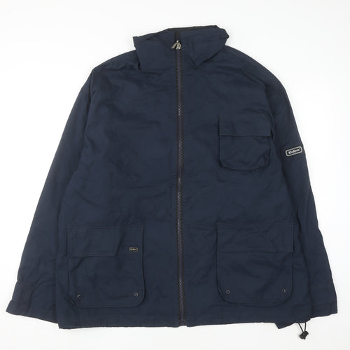 Kickers Men’s Blue XL Full Zip Mid-Length Casual Jacket