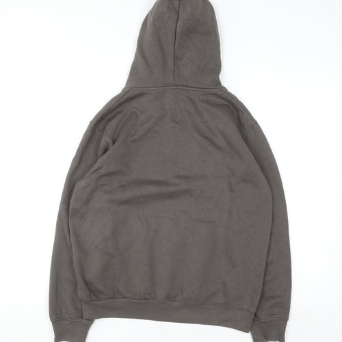 PrettyLittleThing Womens Brown Pullover Hoodie Size S Casual Cotton Blend