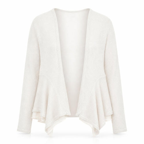 RJR John Rocha Women's Beige Open Knit Cardigan Size 12