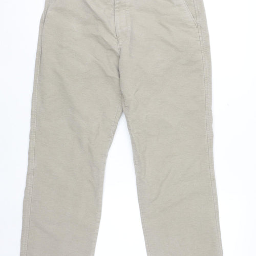 Samuel Windsor Men's Beige Chino Trousers 32W 29L Regular Fit