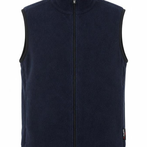 Woolrich Men's Navy Blue Fleece Waistcoat Gilet Size M Outdoorwear