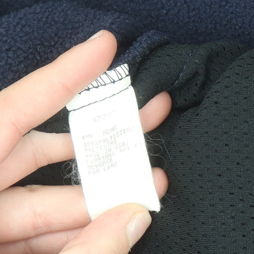 Woolrich Men's Navy Blue Fleece Waistcoat Gilet Size M Outdoorwear