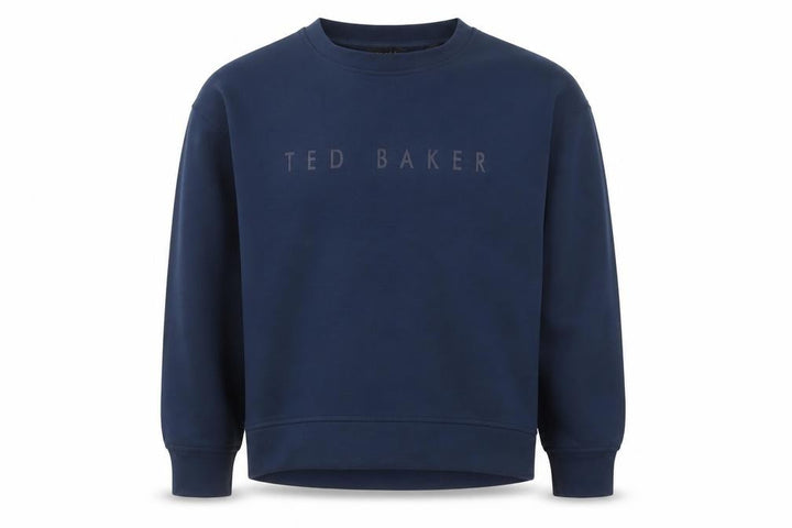 Ted Baker Men's Blue Crew Neck Pullover Sweatshirt M
