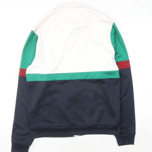 Farah Men's Multicoloured Full Zip Collared Sweatshirt M